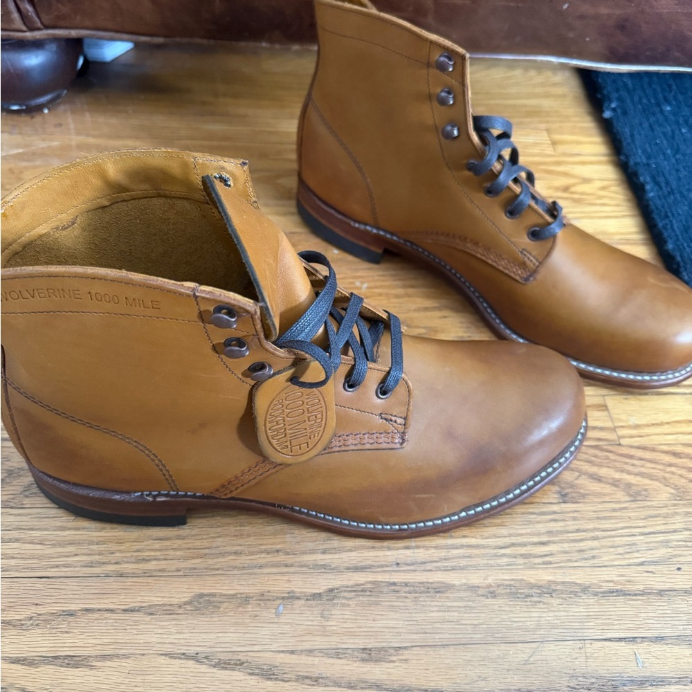 Wolverine 1000 mile Men's Tan Leather Boots